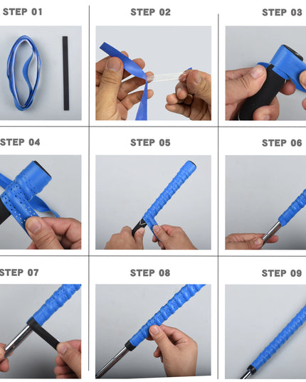 Golf Club Grip Tape Golf Grip Wrapping Tapes Non-slip Sweatproof PU Wrapping Quick Replacement Golf Club Grip Solution