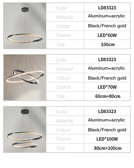 Modern Light Luxury Villa LED Chandelier Italian Art Living Room Hotel Restaurant Kitchen Home Decoration Lighting Fixtures