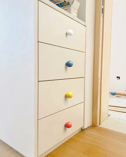 Handles Drawer Cabinet Furniture Kitchen Handles for Cabinet Knob Door Drawer Knob Colour Ceramics Rotundity Single Hole