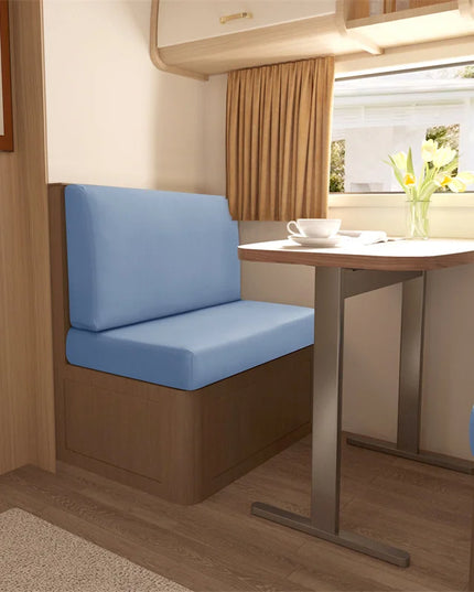 2pcs/set Jacquard RV Dinette Cushions Covers Stretch Camper Sofa Seat Covers Adjustable Dining Seat Covers Bench Backrest Decor