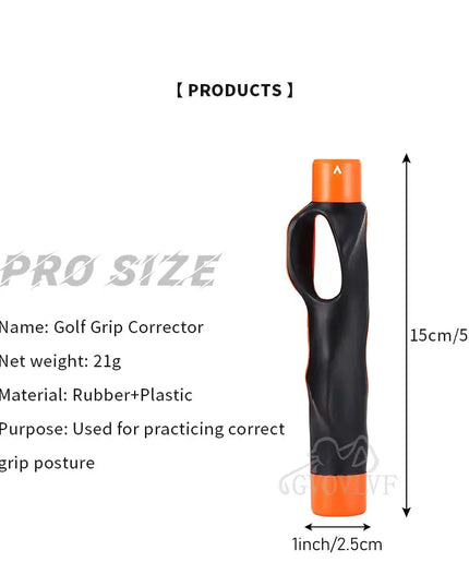 1pc Golf Club Training Grip Golf Training Aid Posture Correction Practice Alignment Posture Correction Practice Alignment