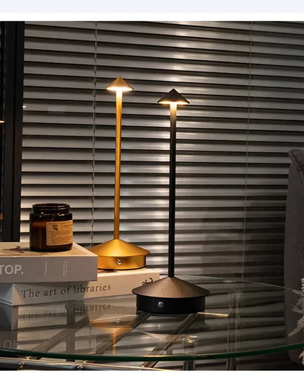 Rechargeable Table Lamp Creative Dining Touch Led Hotel Bar Coffee Pina Pro Table Lamp Lampada Da Tavolo Decorative Desk Lamp