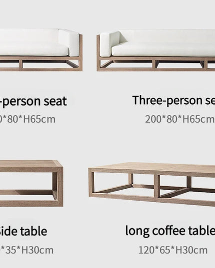 Modern Luxury 4-6 Person Aluminum Patio Coffee Set Sofa Coffee Table Combinatio Sectional Garden Sofas & Corner Sofa for Villas