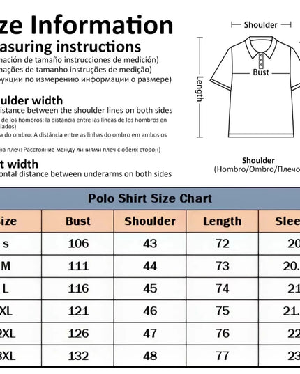 Men's Polo Shirts Golf Shirt Button Up Breathable Quick Dry Moisture Wicking Short Sleeve Mans Clothes Summer Tennis Sportswear