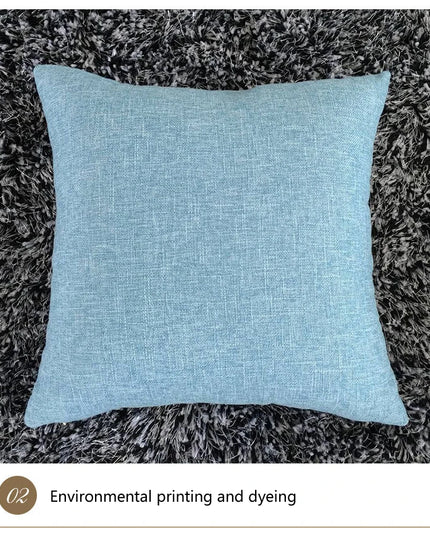 Solid Sofa Cushion Cover 30X50/40X4045X45/40X60/50X50/55X55/60X60 Cozy Linen Home Office Throw Pillow Cover Case