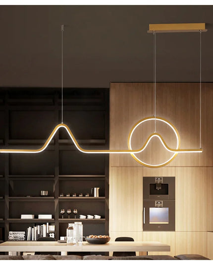 Modern LED Ceiling Chandelier Dining Table Indoor Lighting Chandeliers Kitchen Pendant Light Living Room Decoration Hanging Lamp