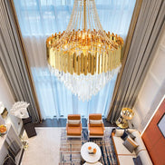 Modern Chandeliers for Living Room Chandelier Luxury Crystal Chandelier Ceiling Lights Lustre Salon Loft Pendant Lighting Lamps