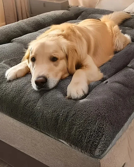 120cm Warm Dog Sofa Bed Winter Pet Dog Cat Bed Sleeping House Kennel Mat Cat Puppy Mattress Pet House Cushion For Large Dogs