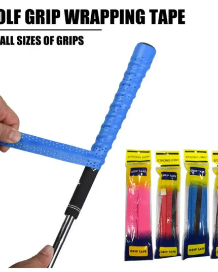 Golf Club Grip Tape Golf Grip Wrapping Tapes Non-slip Sweatproof PU Wrapping Quick Replacement Golf Club Grip Solution