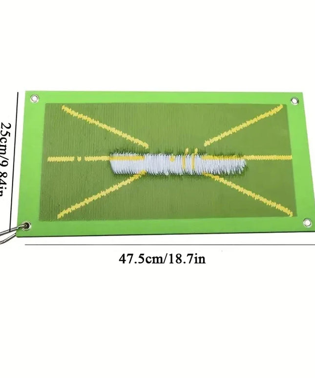 Golf Practice Mat, Indoor And Outdoor Golf Hitting Mat, Golf Training Auxiliary Mat Mat + 4 Floor Nails + 1 Hook