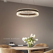 Modern LED Chandelier For Living Room Dining Room Bedroom Study Ring Ceiling Pendant Lamp Lustre Room Decorative Lighting Lamp