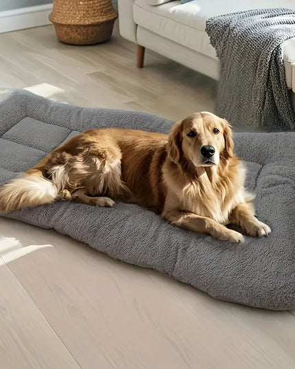 120cm Warm Dog Sofa Bed Winter Pet Dog Cat Bed Sleeping House Kennel Mat Cat Puppy Mattress Pet House Cushion For Large Dogs