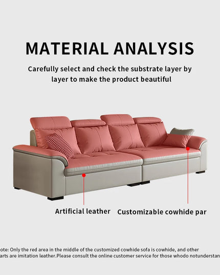 Professional High-Backrest Living Room Sofa Set Simple Modern Luxury Fabric Design with Luxury for Apartments and Hotels
