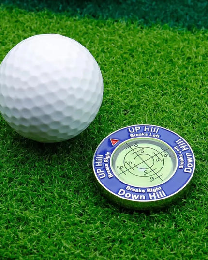 Golf Putt Ball Marker High Precision Round Golf Putt Green Reader Golfing Putting Aid Golf Slope Putting Level Reader