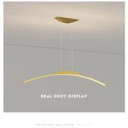 Modern LED Chandelier for Dining Room Kitchen Bar Living Bedroom Ceiling Pendant Lamp Black Simple Design Chandelier Light