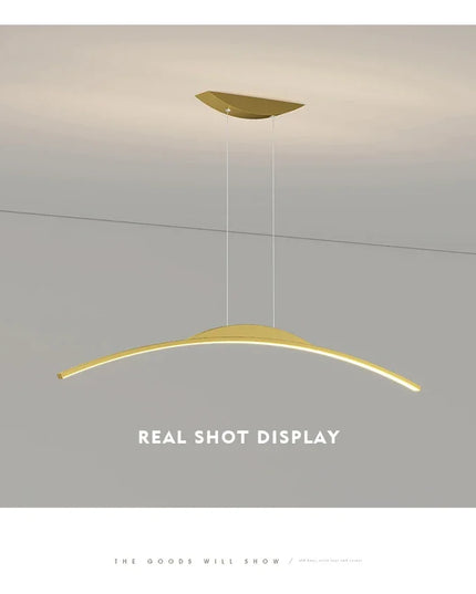 Modern LED Chandelier for Dining Room Kitchen Bar Living Bedroom Ceiling Pendant Lamp Black Simple Design Chandelier Light