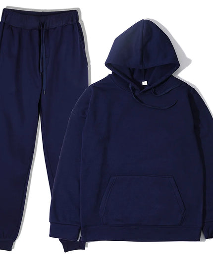 Men's Sports Suits Fashion Tracksuit Women Hoodies + Pants Two Pieces Sets Running Casual Sweatshirts Sweatpants Men's Clothing