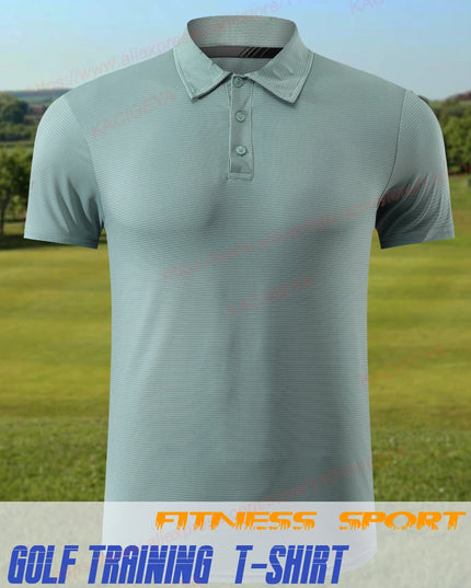 Golf Lapel Sport Short Sleeve Outdoor Trainning Reflective Running Breathable Tee Solid Quality Tennis Gym Fashion Jerseys