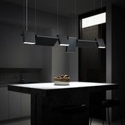 Modern danish Chandelier Design Rotatable Black Led minimalist light Dining Room Decor Led Lamp Bar Loft coffee tables lights