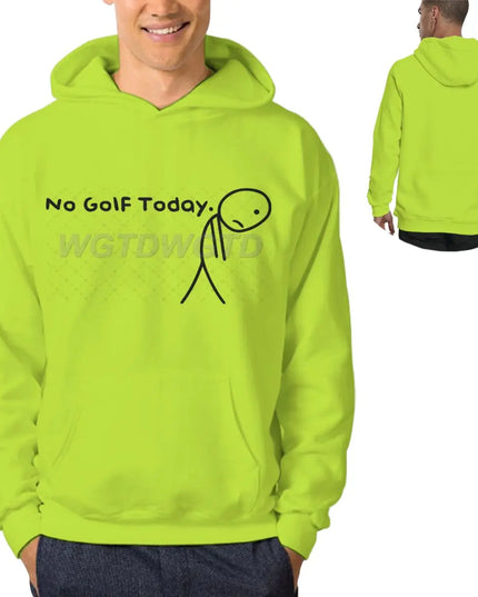 Men's Clothing No Golf Today Funny Sad Stickman Golfer Golfers Fashion Streetwear Hoodie Casual Funny Men Clothing