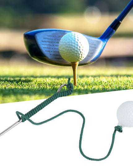 Golf Driving Ball Swing Hit Training Aid Portable Golf Practice Training Rope Ball Air Flow Golf Balls For Practice Accessories