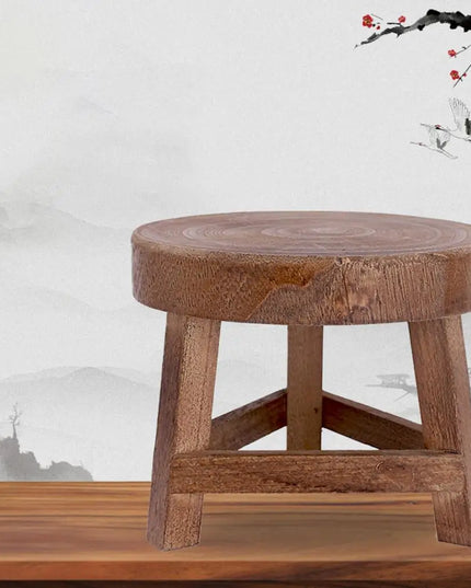 Wood Low Stools Small Bench Plant Stand Indoor Outdoor er Pot Holder Shelf Modern for Entryway Garden Decoration