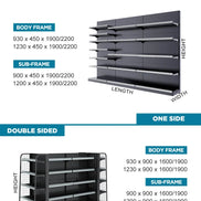 Wholesale Shopping Trolley Cart Large Grocery Shopping Cart Grocery Cart