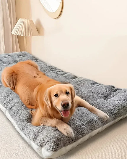 120cm Warm Dog Sofa Bed Winter Pet Dog Cat Bed Sleeping House Kennel Mat Cat Puppy Mattress Pet House Cushion For Large Dogs