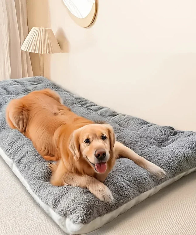 120cm Warm Dog Sofa Bed Winter Pet Dog Cat Bed Sleeping House Kennel Mat Cat Puppy Mattress Pet House Cushion For Large Dogs