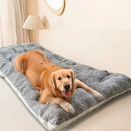 120cm Warm Dog Sofa Bed Winter Pet Dog Cat Bed Sleeping House Kennel Mat Cat Puppy Mattress Pet House Cushion For Large Dogs