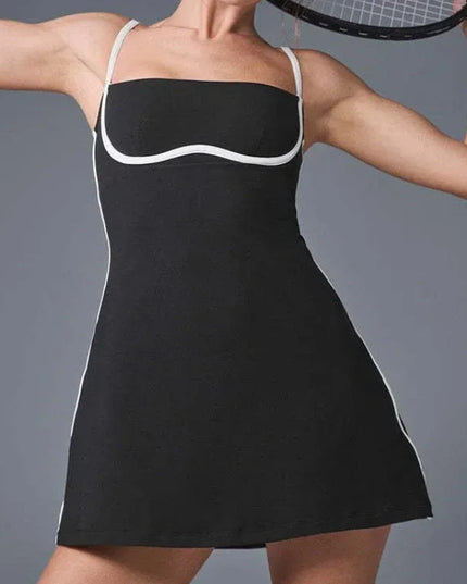 Tennis Clothing for Women Golf Dress Yoga Set with Shorts Badminton Activewear