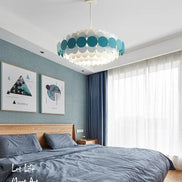 Modern Creative Dining Room Chandelier LED Colorful Hanging Light Bedroom Home Indoor Minimalist Living Room Pendant Lights