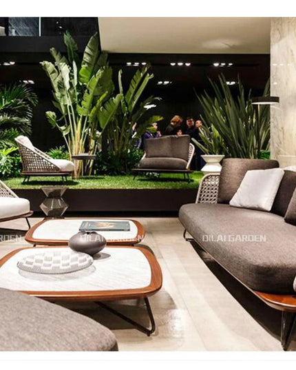 Lounge Terrace Sofa 3 Person Balcony Outdoor Sofa Garden Single Muebles De Jardin De Exterior Outdoor Patio Furniture