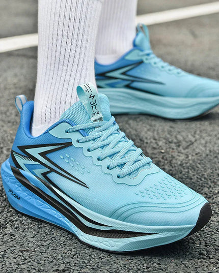 Running Shoes Speciality Marathon Men Sports Breathable Lightweight Carbon Board Women's Comfortable Athletic Nonskid Sneakers