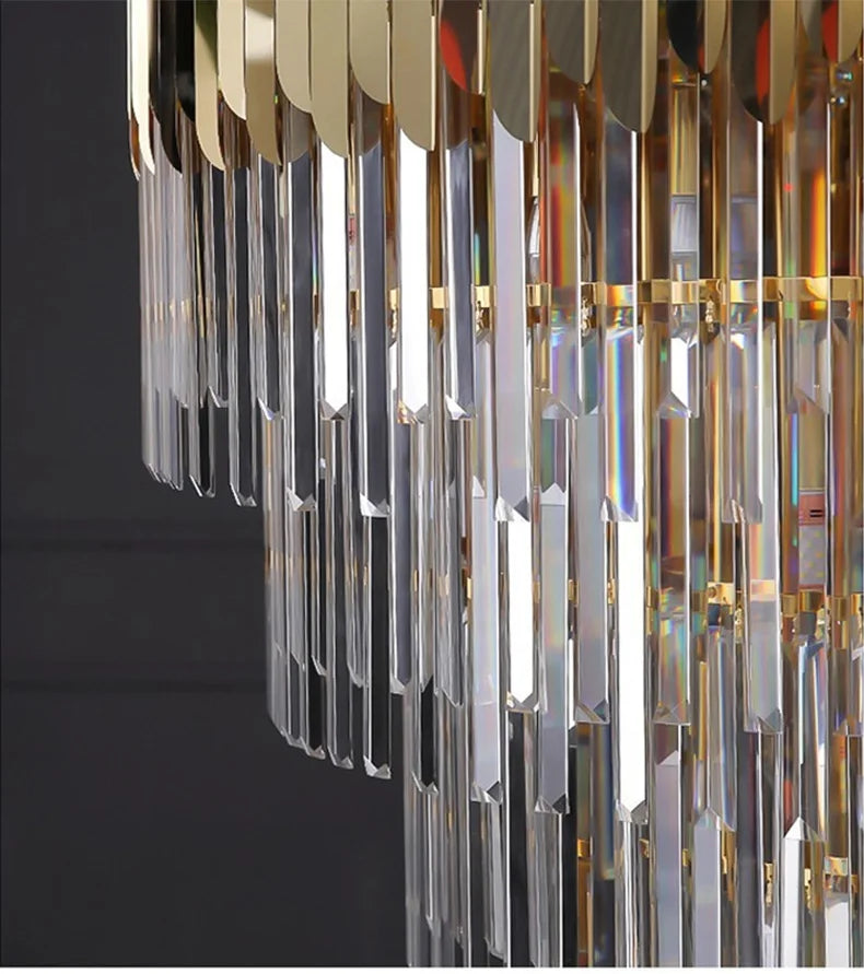 Modern Chandeliers for Living Room Chandelier Luxury Crystal Chandelier Ceiling Lights Lustre Salon Loft Pendant Lighting Lamps