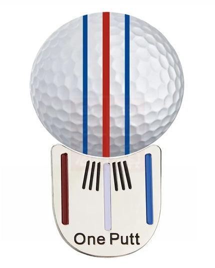 Golf Ball Marker Cap Clip - Practical Putting Alignment Aiming Tool Hat Clip for Enhanced Golf Performance