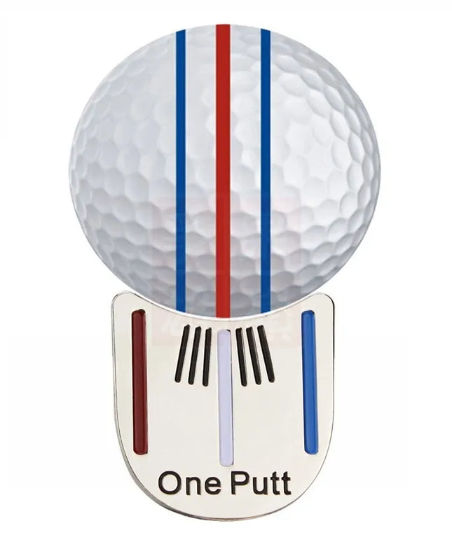 Golf Ball Marker Cap Clip - Practical Putting Alignment Aiming Tool Hat Clip for Enhanced Golf Performance
