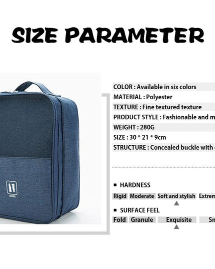 Shoe Box Home Storage Shoe Bag Outdoor Travel Waterproof Shoe Bag Storage Box Essential For Travel