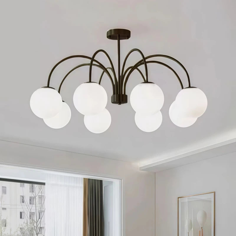 Modern E27 LED Chandelier Light  For Living Room Bedroom Dining Table Kitchen Study Ceiling Pendant Lamps Lustre Home Decoration