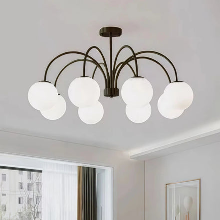 Modern E27 LED Chandelier Light  For Living Room Bedroom Dining Table Kitchen Study Ceiling Pendant Lamps Lustre Home Decoration