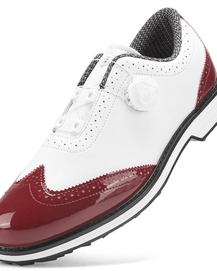 New Men's Golf Shoes Are Easy To Put On And Take Off. Made Of Genuine Leather Material, They Are Non Slip And Casual Sports Shoe