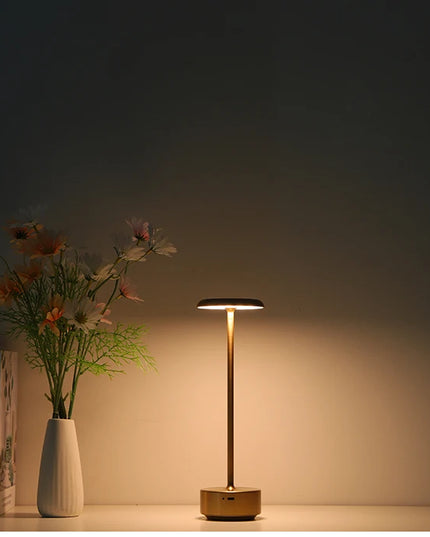 Rechargeable table lamp with warm atmosphere Bar Cafe Restaurant Modern simple decoration LED night light