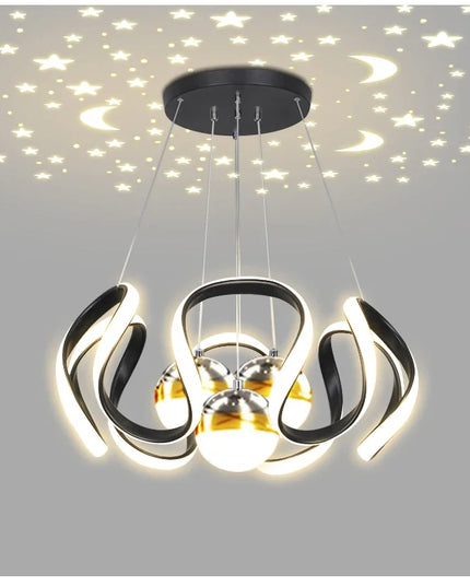 Modern Stylish Lustre LED Chandelier Art Design Pendant Light Living Kitchen Ceiling Lamps Home Room Decoration Lighting Fixture