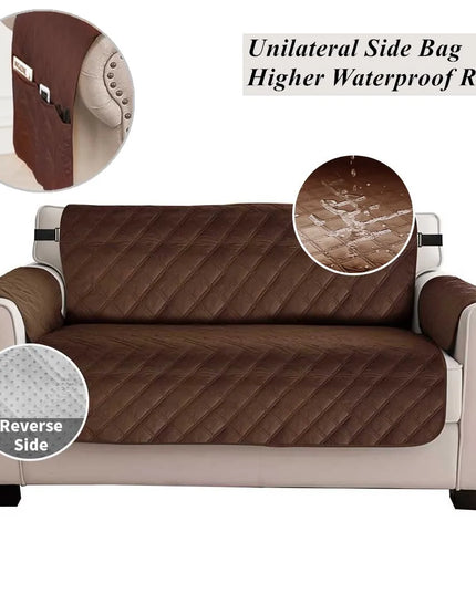 Sofa Covers Waterproof Sofa Slipcovers 1/2/3/4 Seater Non Slip Cover for Kids Pets Washable Sofa Protector with Elastic Strap