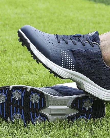 Waterproof Golf Shoes for Men Spikeless Outdoor Golf Sport Training Sneakers Classic Mens Golf Trainers Big Size 13 14