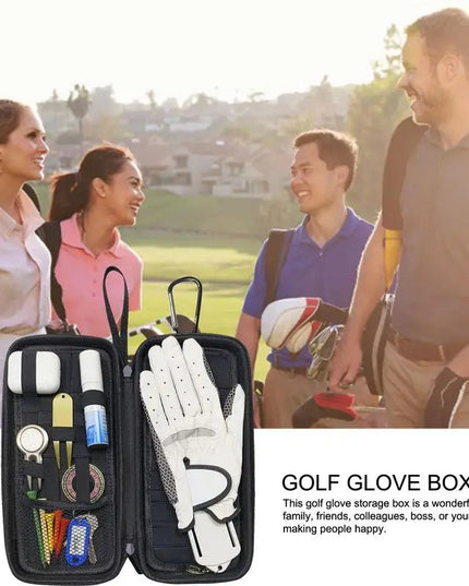 Protective Golf Accessories Case Bag Portable Golf Gloves Holder Large Capacity Golf Gloves Organizer Golf Caddy Organizer For