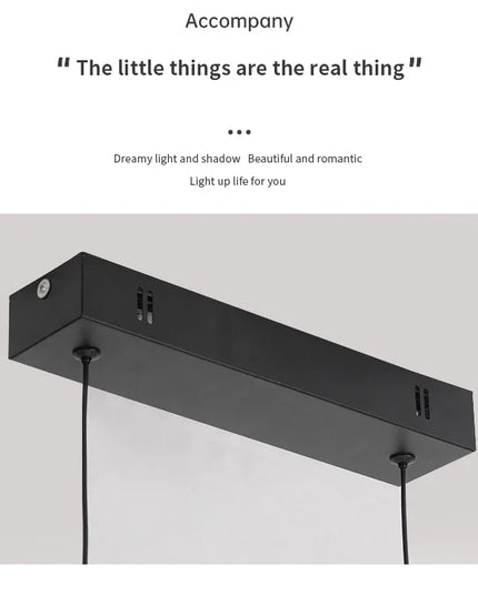 Modern LED Chandelier Featuring Minimalist Linear Panel Design 80/100cm Textured Pendant Light For Dining Rooms Bedrooms  Studie