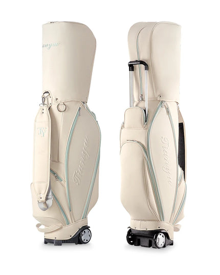 TTYGJ Golf Bag Lightweight Waterproof Stand Package with Wheel Men Women High Capacity Golf Cart Club Standard Bags