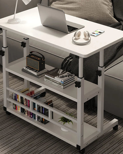 Bedside Table Liftable Computer Desk Minimalist Movable Computer Desk Portable Multi-functional Small Home Office Furniture