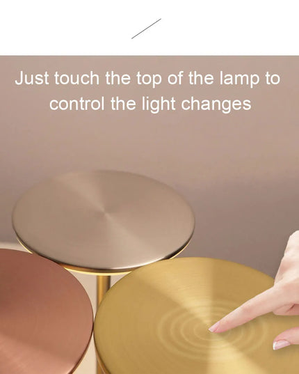 LED Table Lamp USB Rechargeabl Portable  Touch Sensor Desktop Night Light Bedroom Night Light Reading Lamps Decor Light